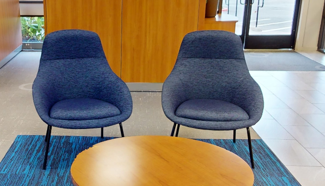 Blue Lounge chair