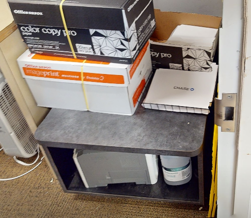 Printer mobile cabinet