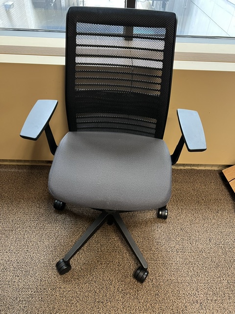 Black and Grey Task Chair