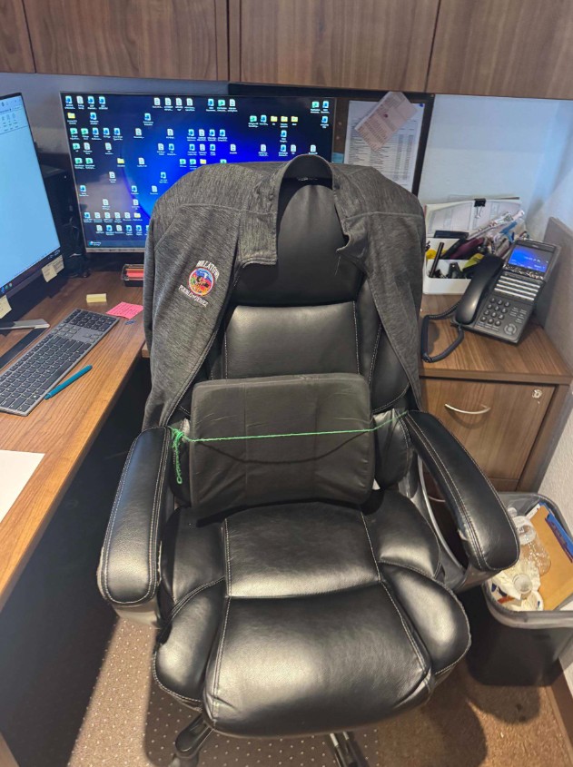Leather arm chair