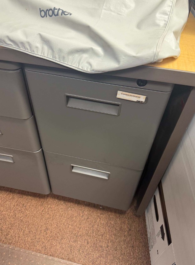 small 2 drawer file cab.