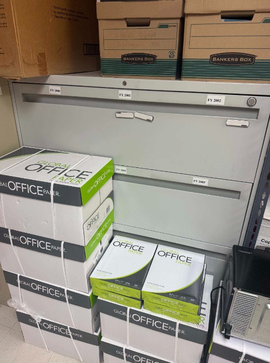 Large 4 drawer File cabinet