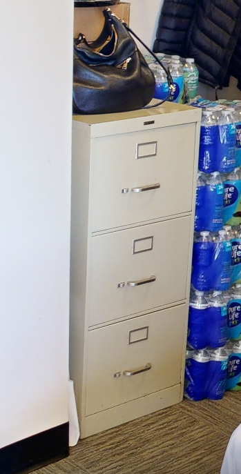 3D vertical filing cabinet