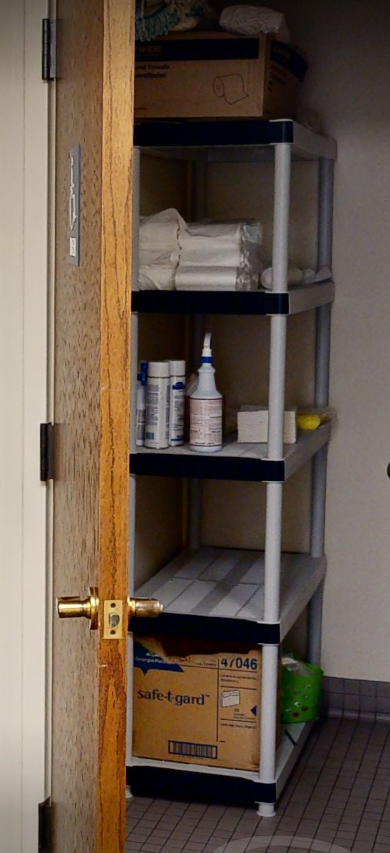 Plastic shelving bookcase