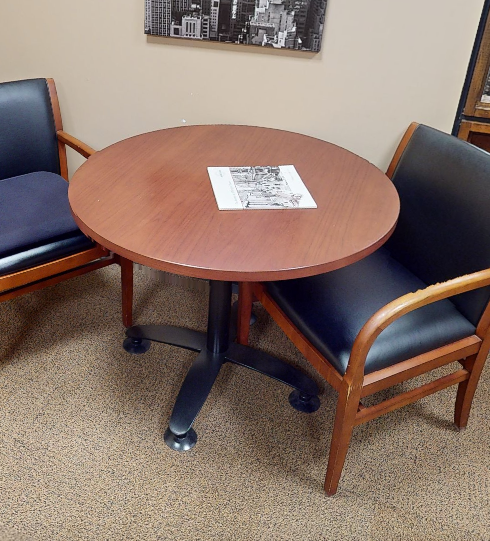 Round meeting table