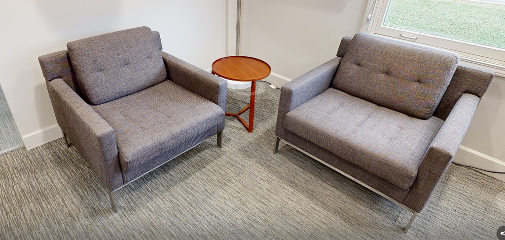 Brown lounge chair