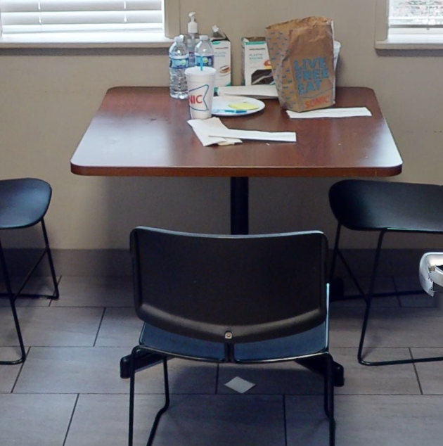 Square meeting table