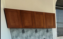 Upper shelf cabinets