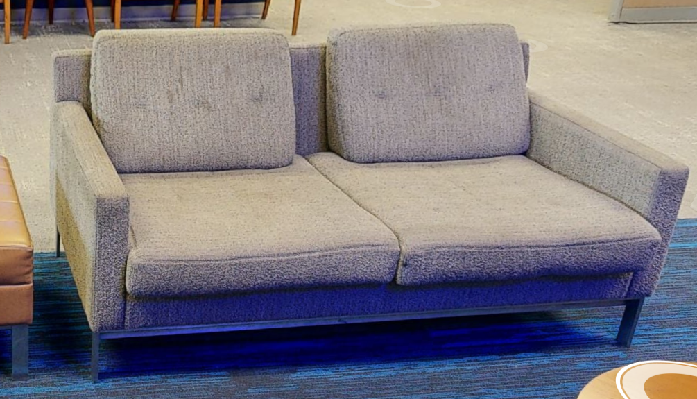 Grey 2 seat couch