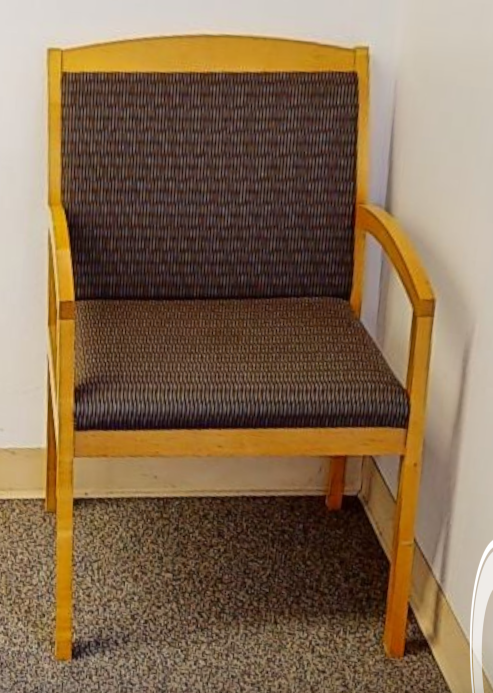 Pattern wood guest chair