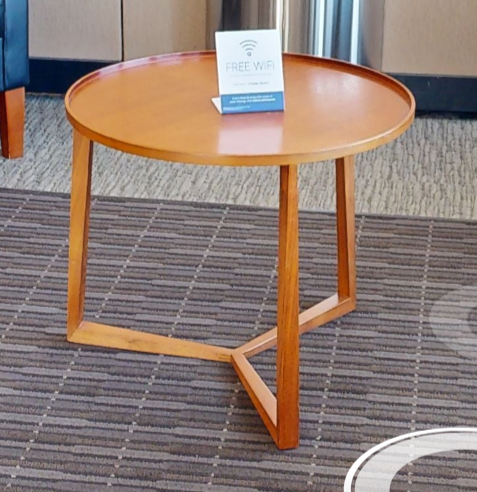 Round coffee table