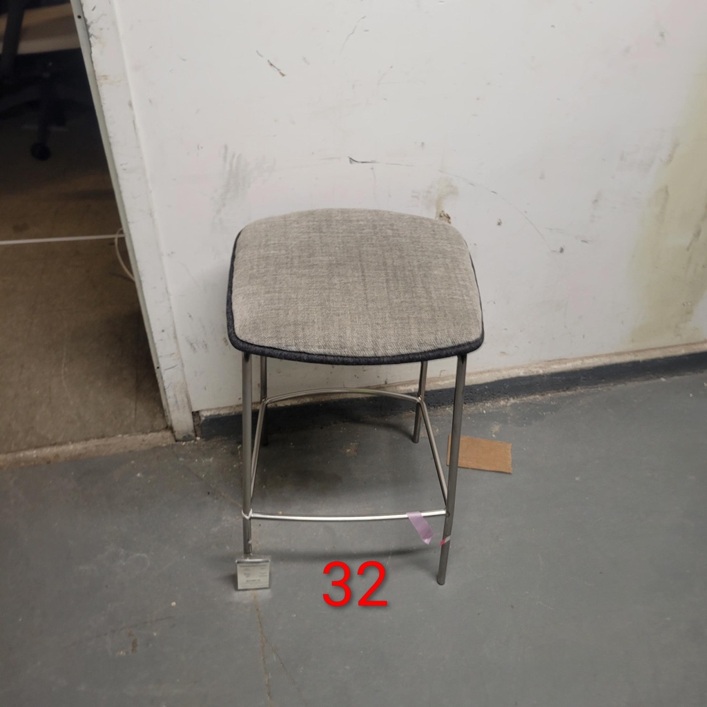Gray Bar Height Stool