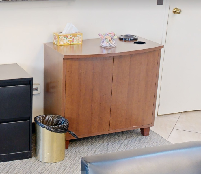 2-door coffee cabinet