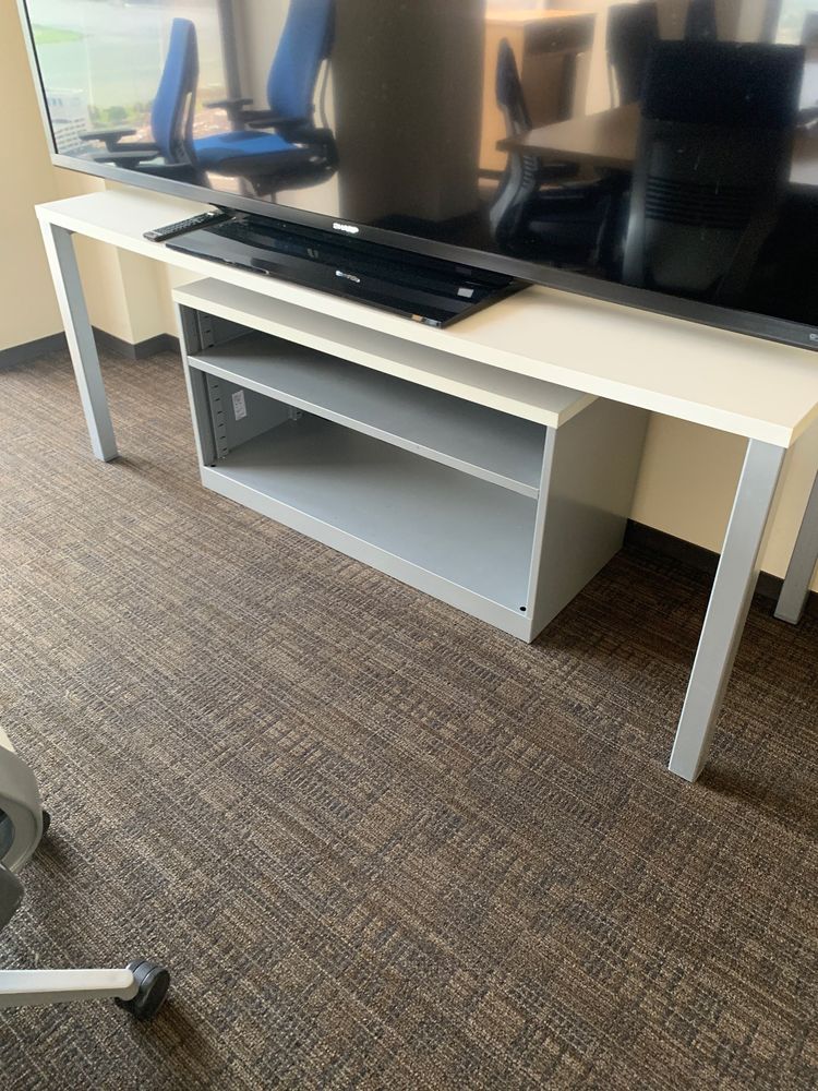 2 Shelf gray / white