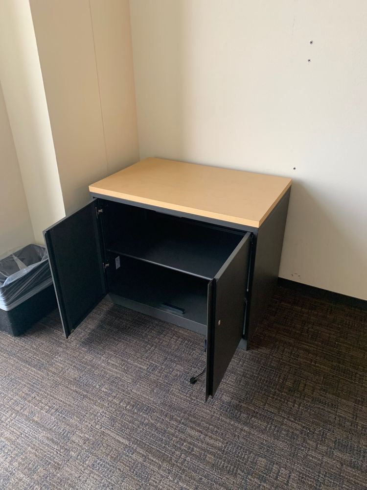 Short storage cab w/wood top