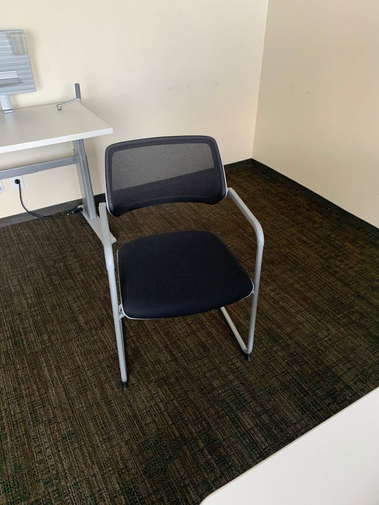 Black Mesh Side Chair