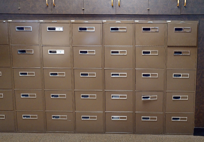 5D vertical filing cabinet