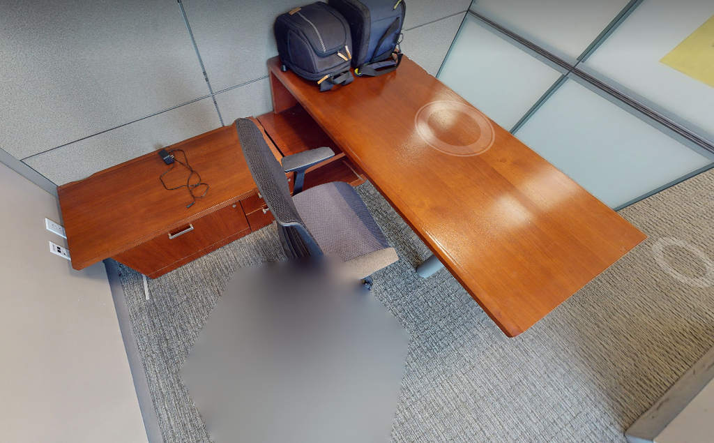 L-shaped desk