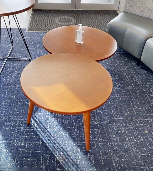 Round coffee table