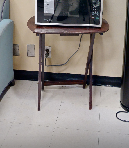 Folding side table