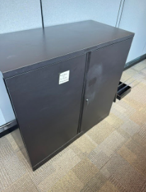 BLACK STORAGE CABINET