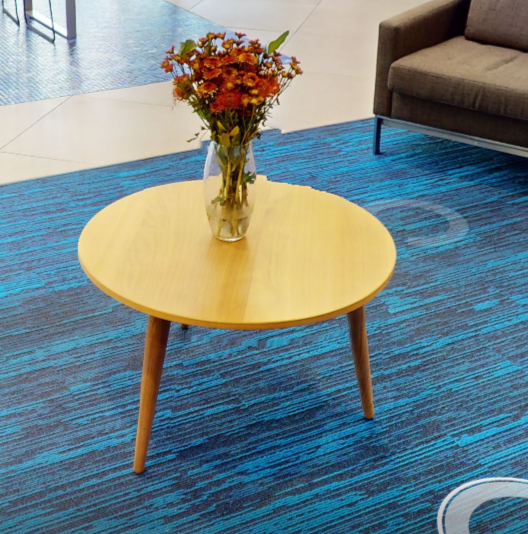 Round coffee table