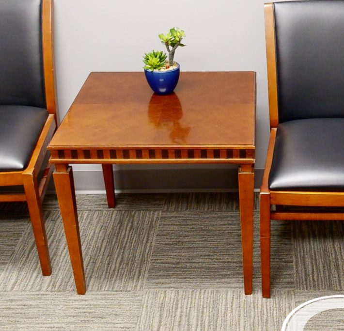 Square side table