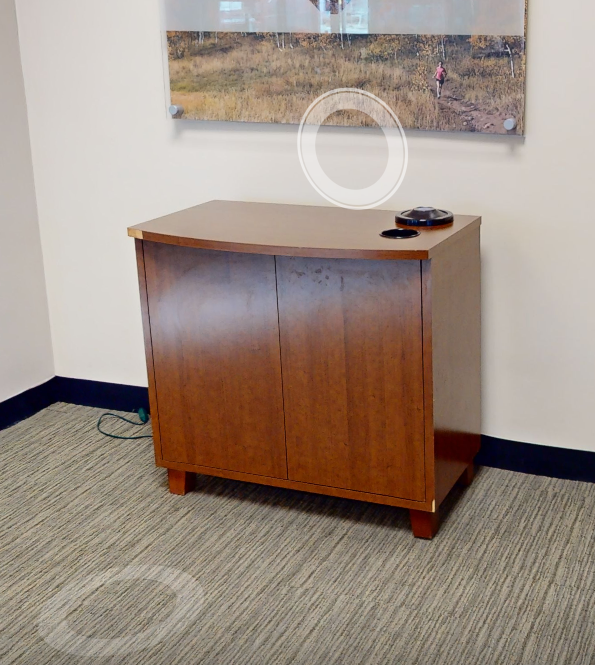 2-Door coffee cabinet