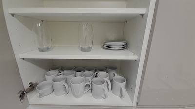 Assorted crockery