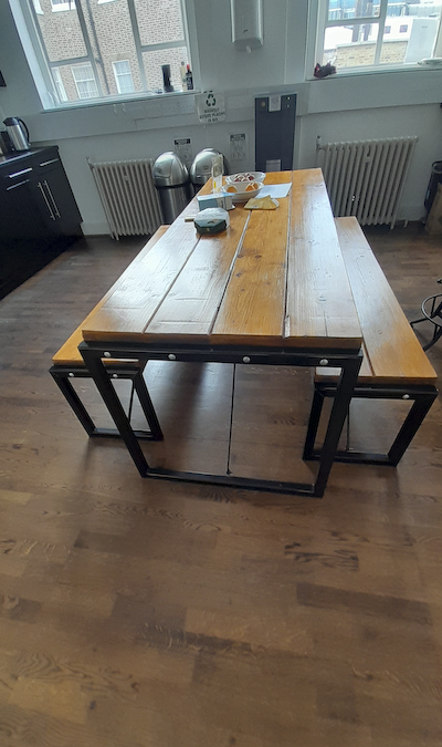 Wooden canteen / Refectory table