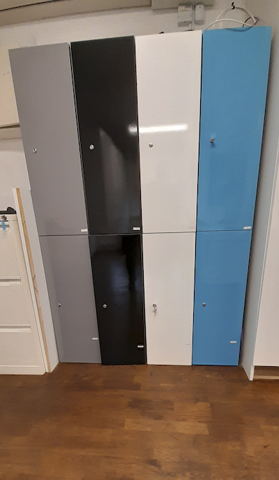 Tall 2 unit locker