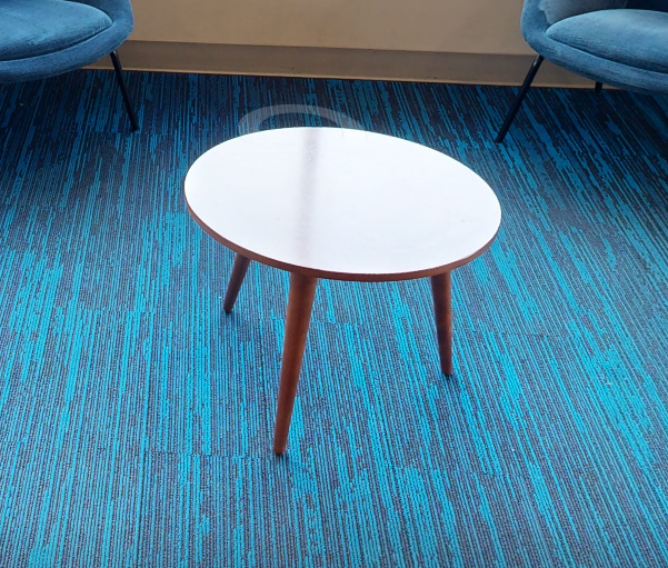 Round side table