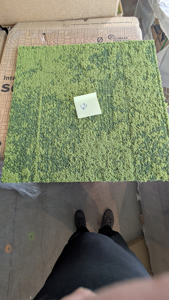 Carpet Tile - grass box of 20
