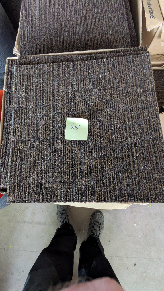 Carpet Tile - cordovan box of 20