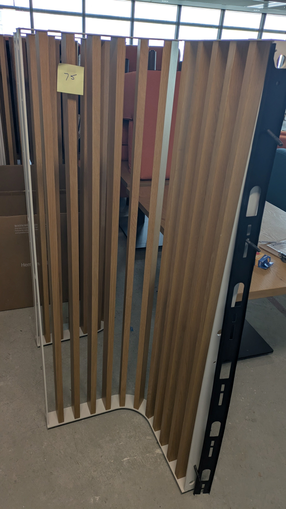 Curved corner panel