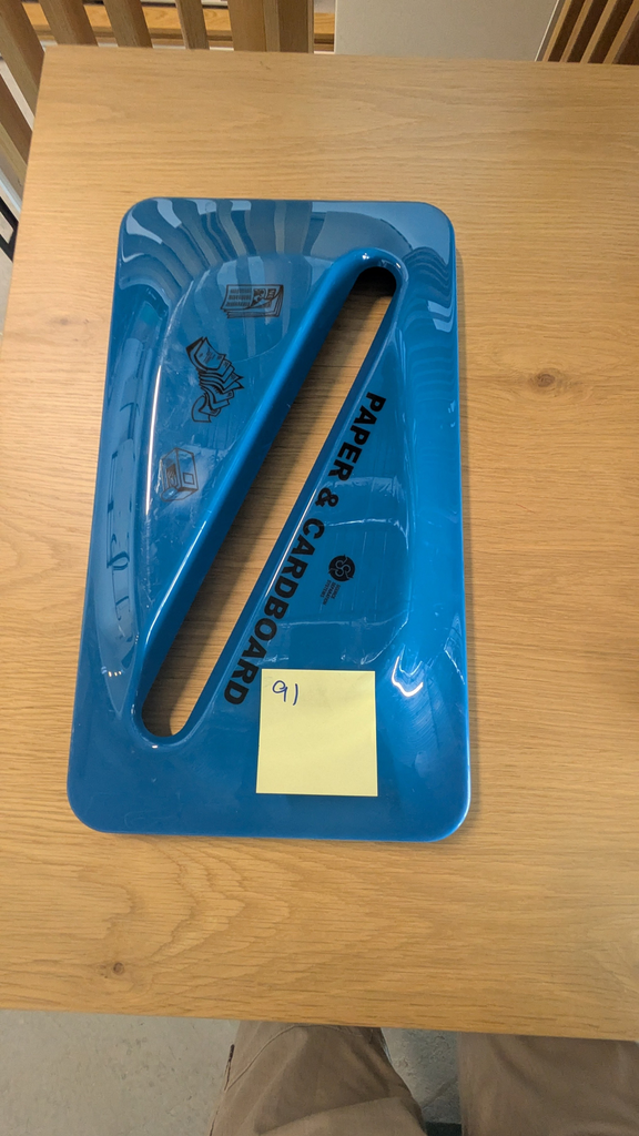 Bin lid - BLUE