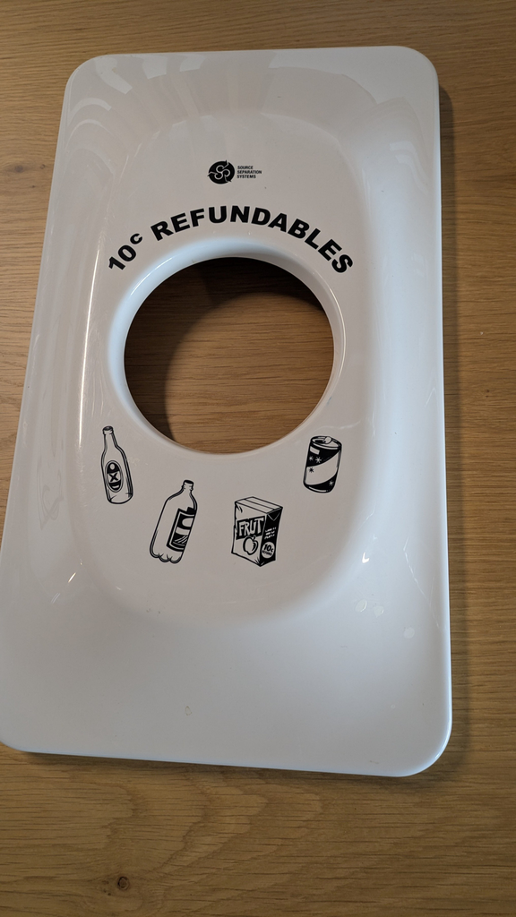 Bin lid - WHITE