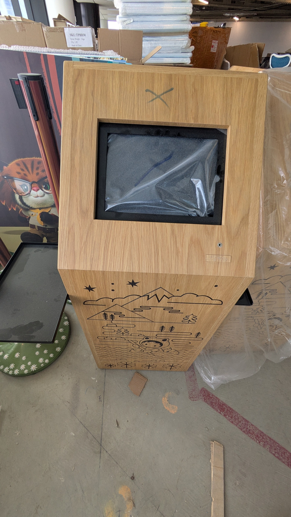 Entry display unit