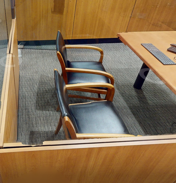 Black guest chair