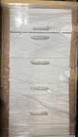 White 5 drawer file