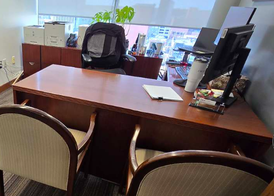 Desk w/ Runoff