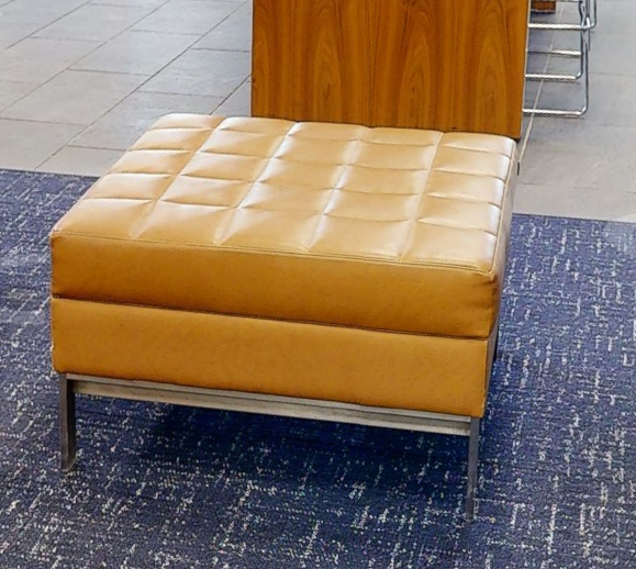 Gold ottoman