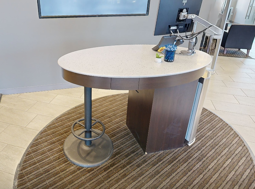 1 ped desk