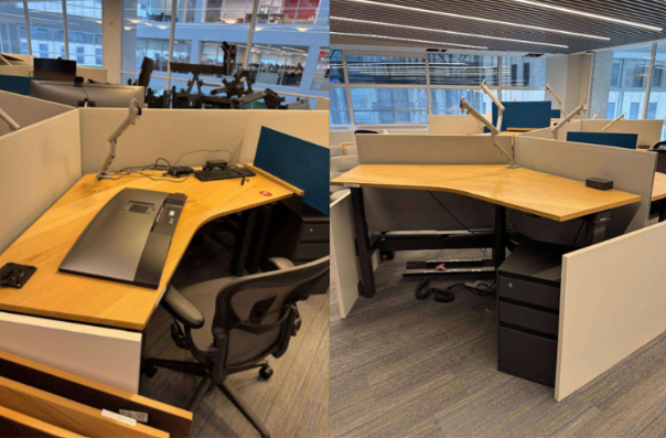 Steelcase 120 Degree Workstations (Height Adjustable)