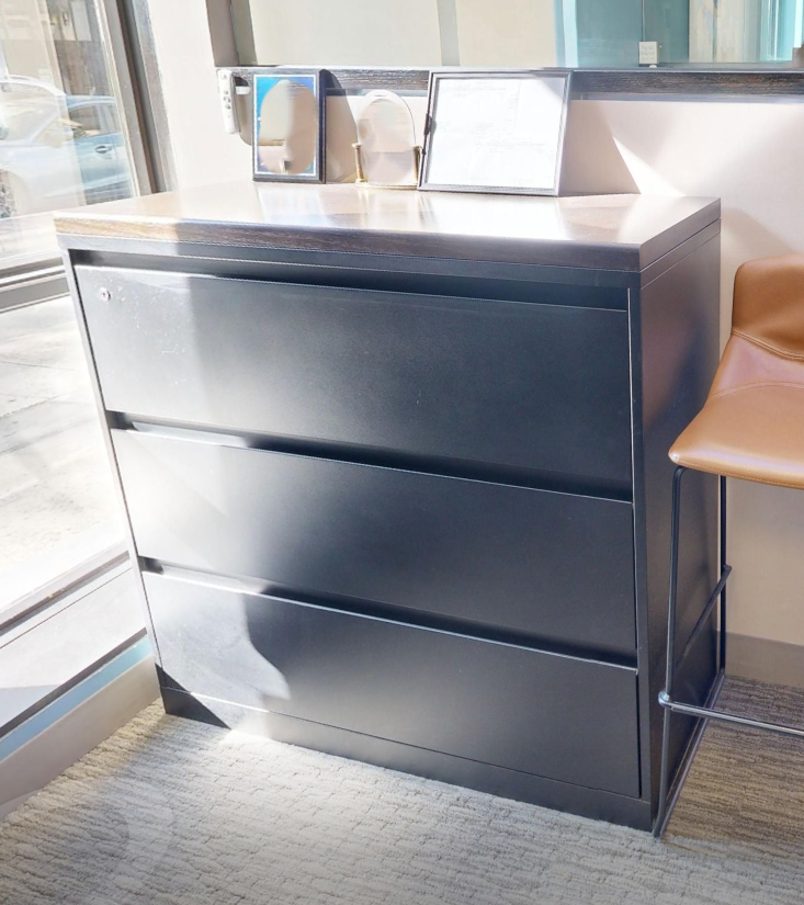 3D lateral filing cabinet