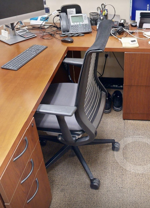 Task chair, with arms