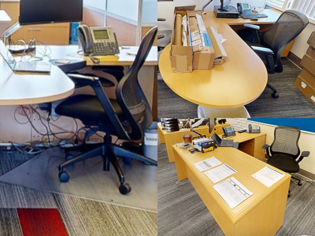 L-shaped desk