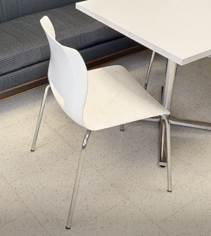 Wht cafe chair