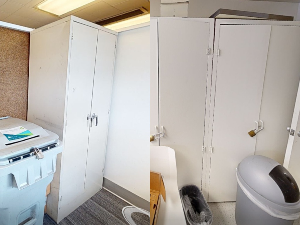 Tall 2-door cabinet