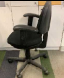 Lamex Office Chair
Black fabric backrest &amp; seatrest
Adjustable arms
5-star base on castors